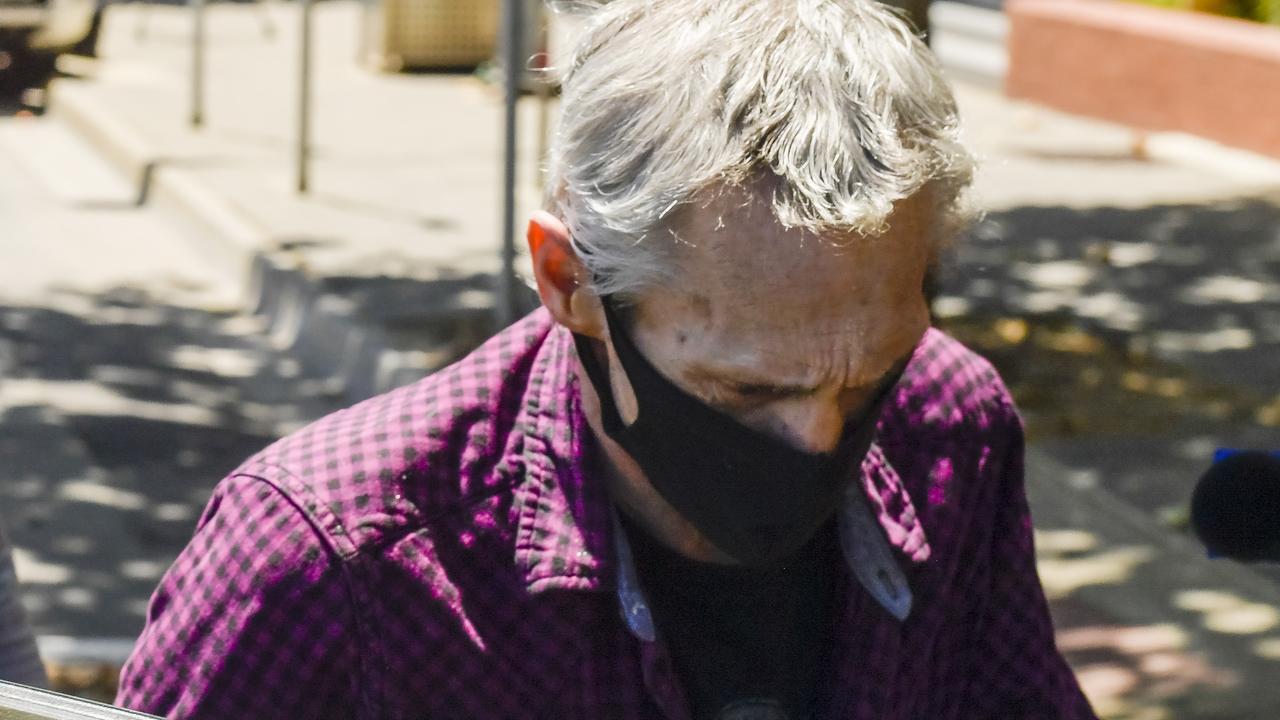 William Trotter leaving Port Adelaide Magistrates Court. Picture: Roy VanDerVegt