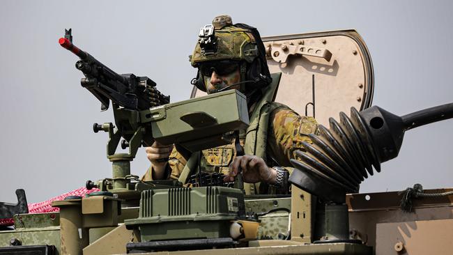 An Australian soldier as part of Exercise Keris Woomera. Picture: Agvi Firdaus