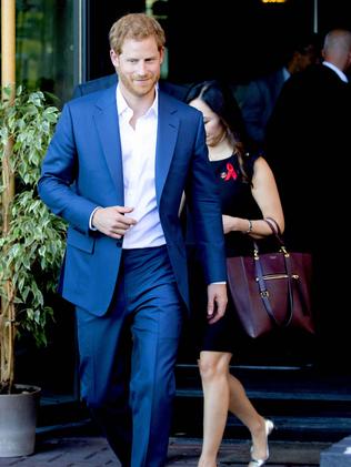 Prince Harry was reportedly “embarrassed” by what his father-in-law did. Picture: MEGA.