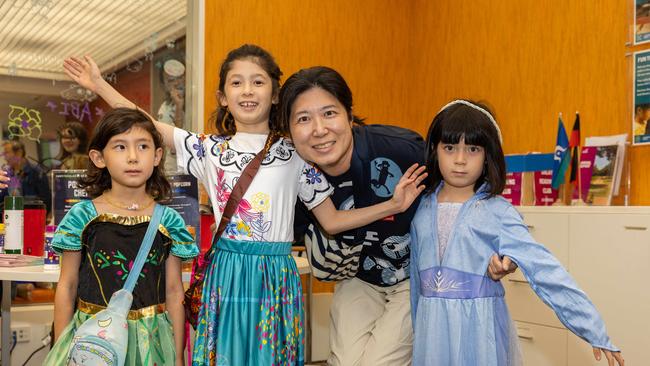 Heffernan family at the City of Darwin Geektacular event, 2025. Picture: Pema Tamang Pakhrin