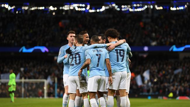 Leroy Sane cane backj to ahunt his former club. Sergio Aguero, Raheem Sterling, Bernardo Silva, Phil Foden and Gabriel Jesus also got on the scoresheet.