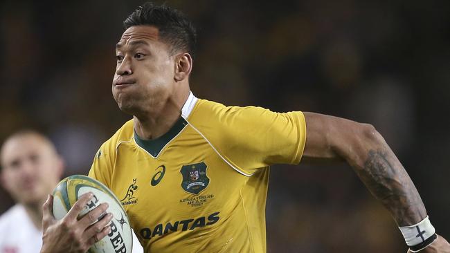 Folau was set to play for Tonga at season’s end. AP Photo/Rick Rycroft, File.