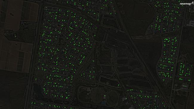 Lyndhurst solar panel use as of December 2017. Image: Nearmap.