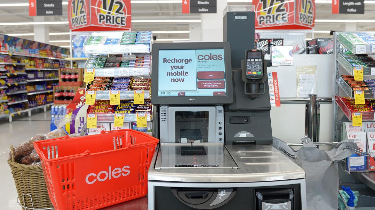 A Coles shopper said she almost cried after witnessing the generous act of a young cashier when an elderly customer struggled to pay for groceries. Picture: Carla Gottgens/Gettyimages