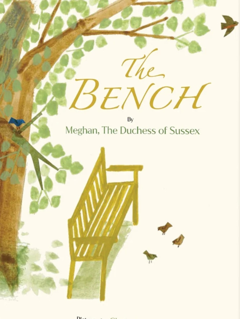 Meghan Markle’s children’s book The Bench. Picture: Supplied