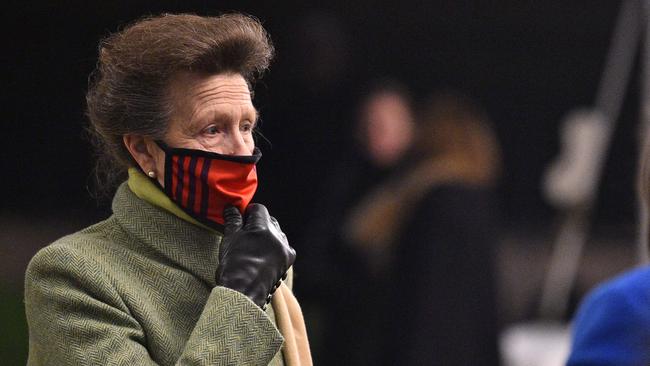 Princess Anne, the Queen’s second child, also attended the event at Windsor Castle. Picture: Glyn Kirk/AFP