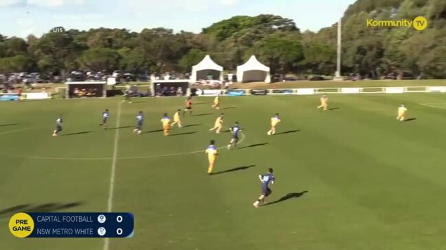 Replay: Capital Football v NSW Metro White (15A) - Football Australia Boys National Youth Championships Day 3