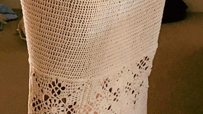 Sonya Ghiggioli of Barefoot Farmher crocheted this mermaid skirt. Picture: contributed