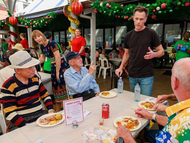 The Premier said the Reverend Bill Crews Foundation does “enormous good” for the community - both at Christmas and year-round. Picture: Justin Lloyd.