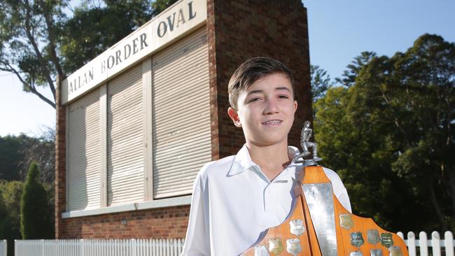 Mosman Cricket Club's Luke Easton is a Junior Sports Star nominee in the Young Sporting Spirit category. Picture: Adam Ward