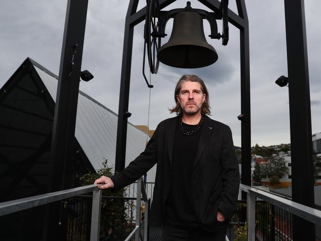 Leigh Carmichael creative director of Dark Mofo arts festival in Tasmania is stepping down from his role after guiding the festival for many years. Picture: Nikki Davis-Jones