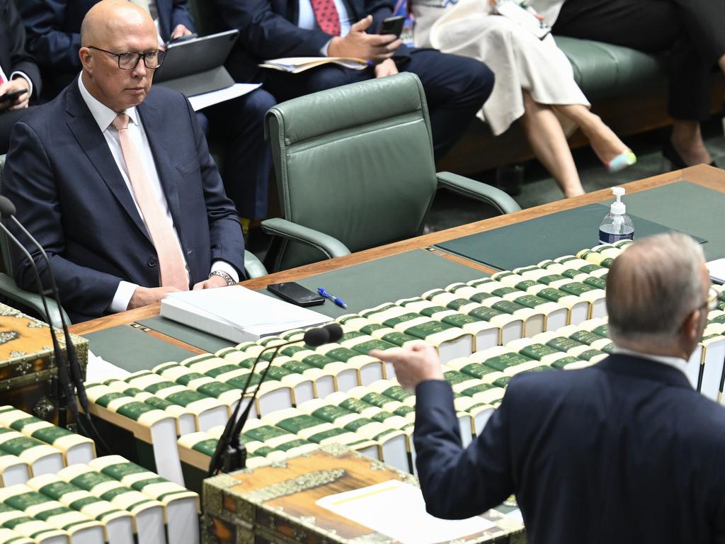 Leader of the Opposition Peter Dutton and Prime Minister Anthony Albanese will go head to head. Picture: NewsWire / Martin Ollman