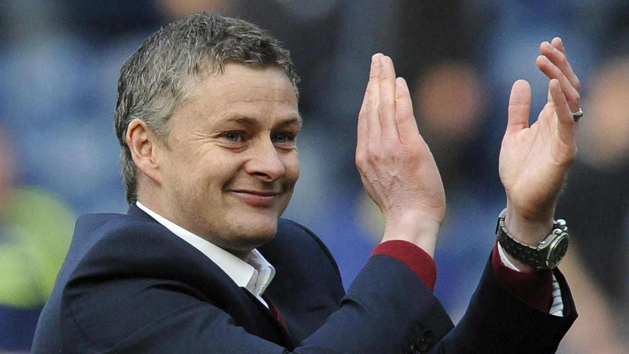 Manchester United interim manager Ole Gunnar Solksjaer. Picture: AP