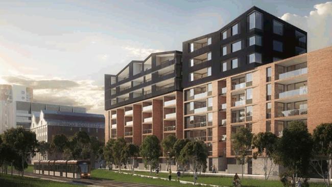 Concept design for development at Allied Mill site at Lewisham