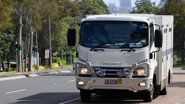 The delays occurred after a collision between a truck and a vehicle in Sydney’s north. Picture: NCA NewsWire / James Gourley