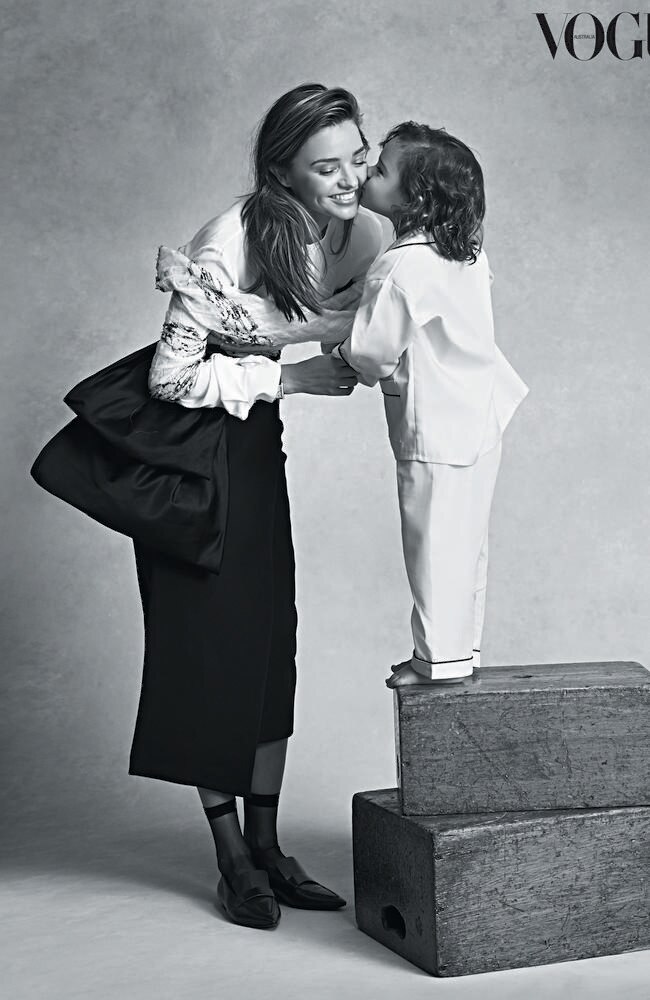 Miranda Kerr as she appears in Vogue Australia. Styling: Christine Centenera. Picture: Nicole Bentley