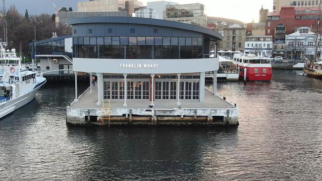 Franklin Wharf Restaurant &amp; Bar is positioned in an idyllic location on the Hobart waterfront. Picture: Supplied