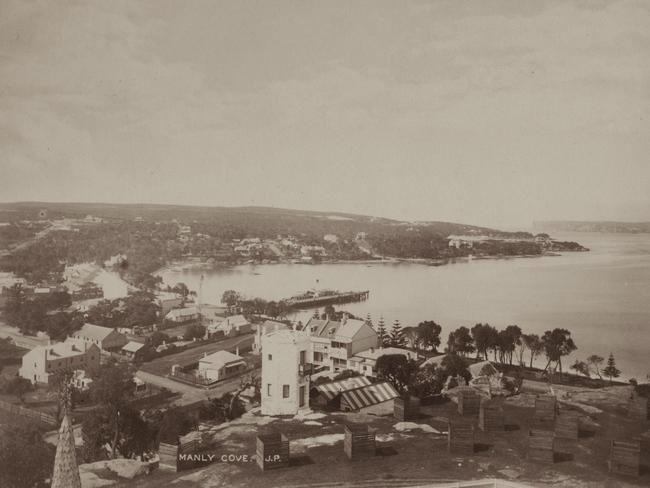 1880: Manly Cove when it was more a holiday destination than a Sydney suburb. Picture: Hulton Archive/Getty Images