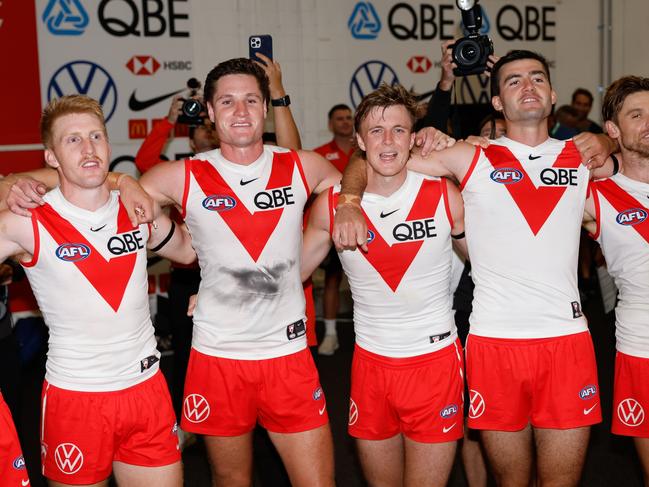 Since 2001, the Swans have made finals every time they’ve started the season 2-0. Picture: Dylan Burns/AFL Photos via Getty Images