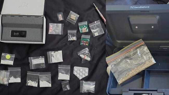 Photos of some of the drug materials seized as a result of the targeted three day operation by Bundaberg police.