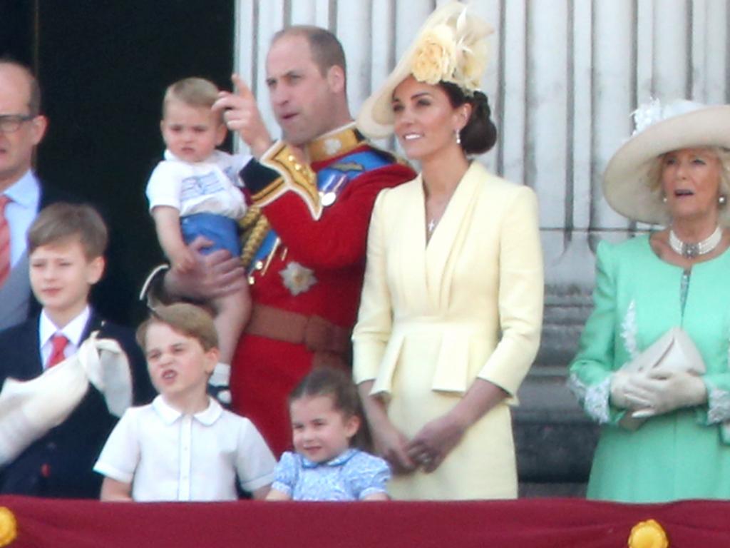 Royal experts say there was a ‘pecking order’ to how the royals were arranged on the balcony. Picture: Matrix Pictures