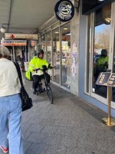 In NSW, e-bikes are not permitted on footpaths.