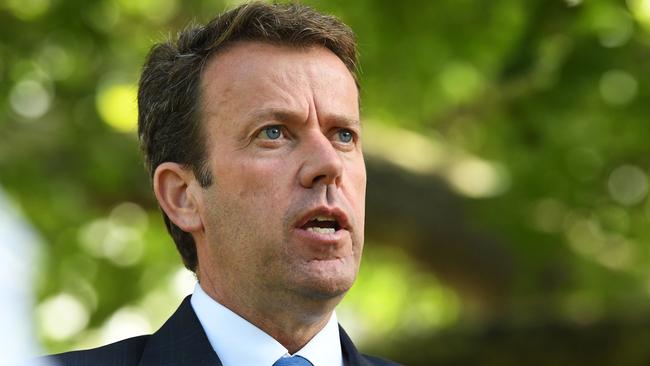 Education Minister Dan Tehan said it was “incredibly disappointing” kids were missing out on valuable school time. Picture: AAP Image/James Ross