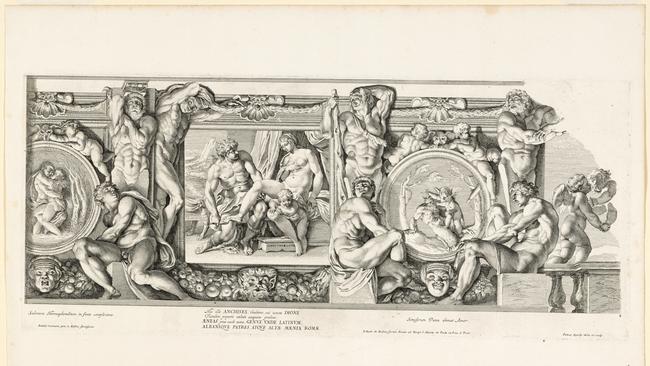 Carracci’s Salmacis and Hermaphroditus; Venus and Anchises; Cupid overpowering Pan (1674).