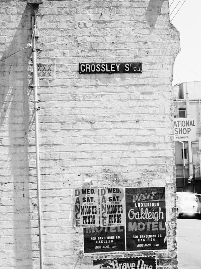 Crossley St was once the seedy Romeo Lane.