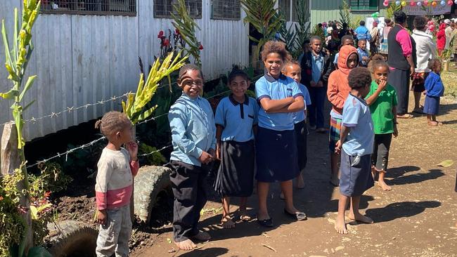 The Habare Literacy Library is close to being a PNG-government run preschool. Picture: Colin Packham