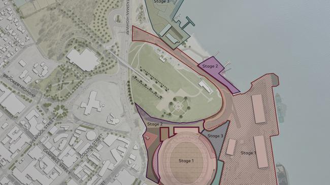 Proposed Macquarie Point Stadium design. Picture: supplied