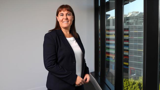 Bendigo Bank managing director Marnie Baker says there is potential for more regional areas to be used for call centres and distribution centres. Aaron Francis/The Australian