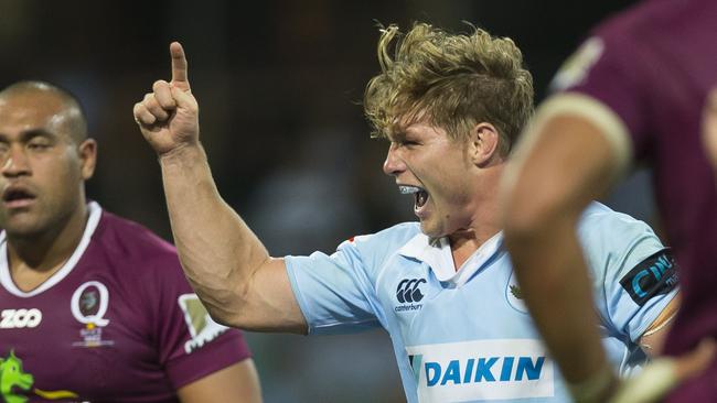 Michael Hooper has been named to lead the Waratahs against the Lions.