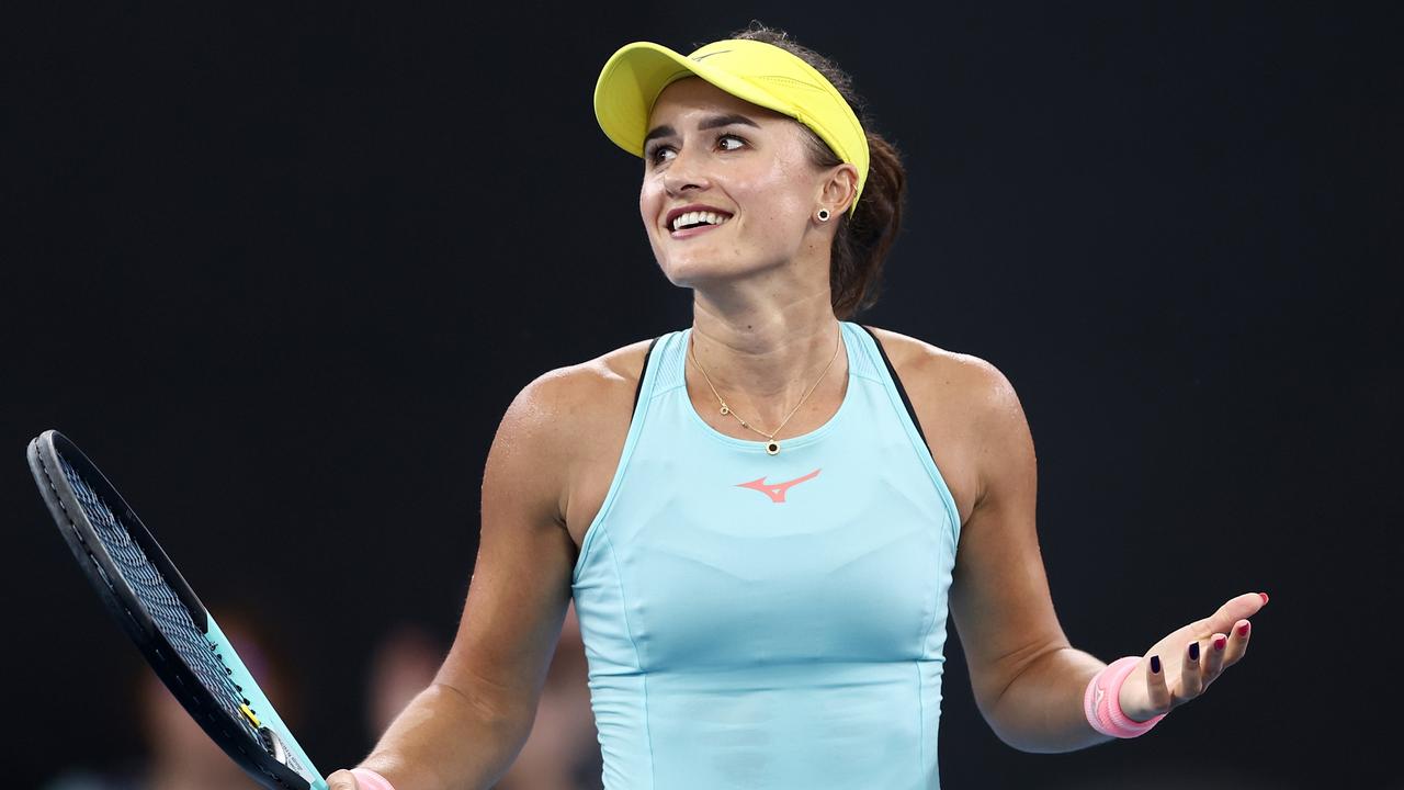 Arina Rodionova upset 2020 Australian Open winner Sofia Kenin in the Brisbane International but lost her first qualifying match for the grand slam in Melbourne on Tuesday. Picture: Chris Hyde / Getty Images