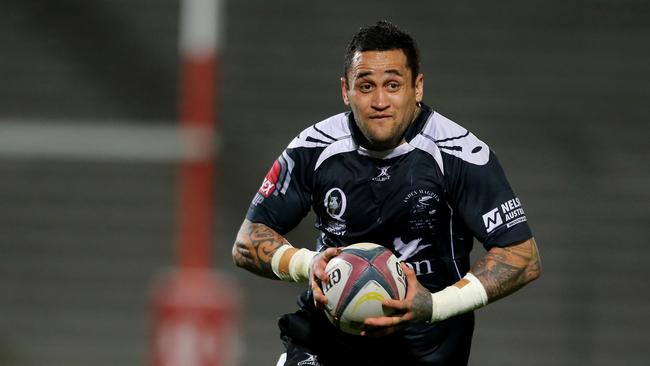 Richard Kingi playing for Souths last year. Picture: AAP Image/David Clark