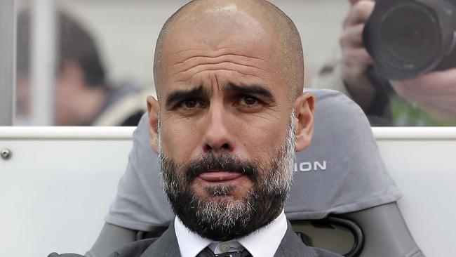 Incoming Manchester City manager Pep Guardiola.
