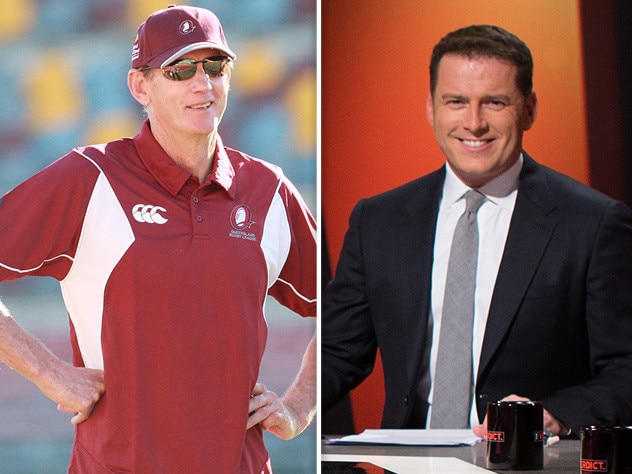 Wayne Bennett and Karl Stefanovic