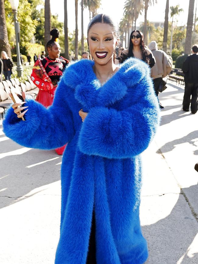 Cardi B attends the Balenciaga Fall 24 Show. Photo: Emma McIntyre.