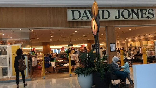 David Jones at Mount Gravatt Shopping Centre.