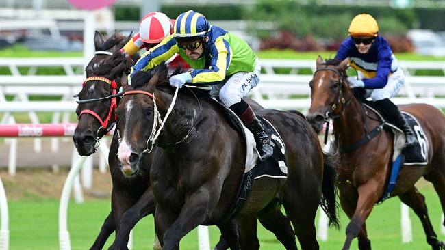 Jockey Andrew Mallyon had a big day out at Eagle Farm, riding multiple winners including Age Of Sail (pictured). Picture: Grant Peters, Trackside Photography.