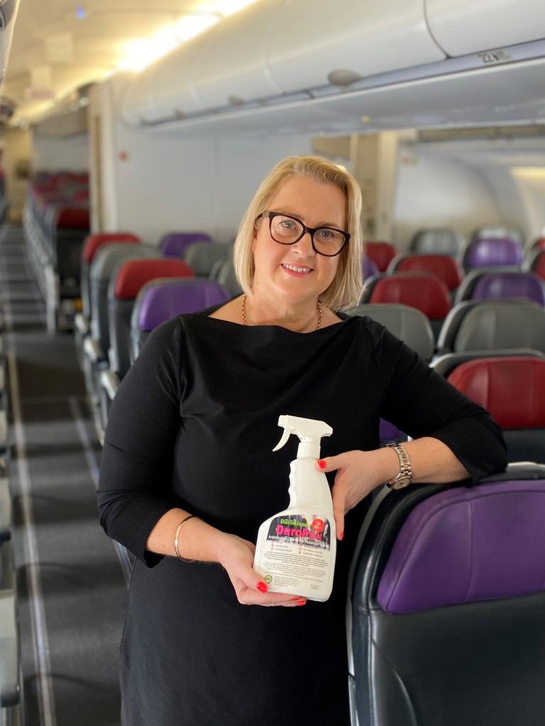 Virgin Australia has introduced a new chemical for cleaning its planes.