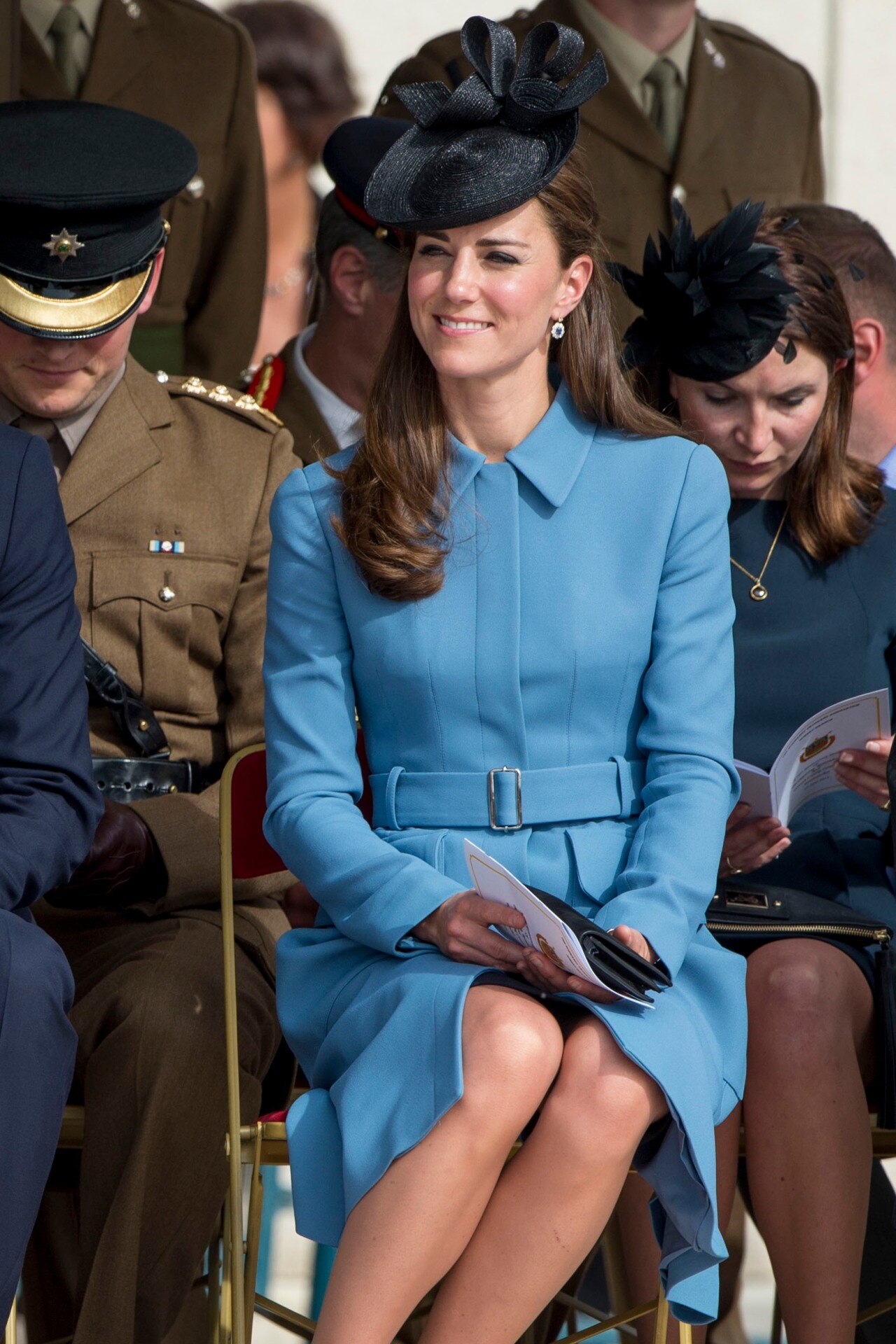 <h3>June 6, 2014</h3><p>Prince William, Prince of Wales and Catherine, Princess of Wales  at a commemoration of the Normandy Landings at Gold Beach, during the D Day 70 commemorations, in Arromanches, France.</p>