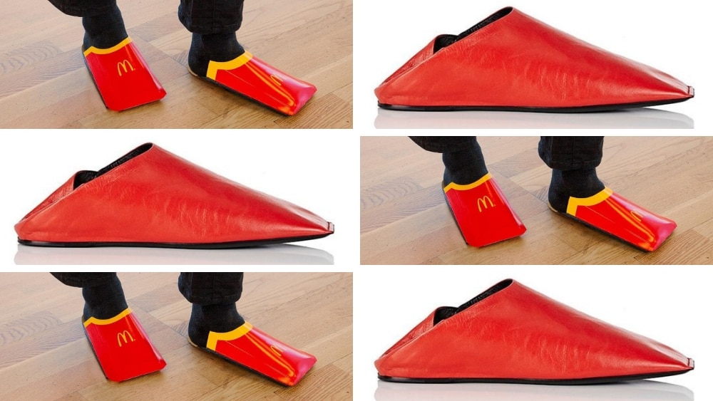 Balenciaga mcdonalds discount slippers