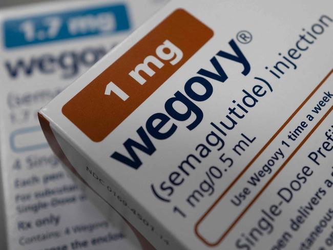 CHICAGO, ILLINOIS - APRIL 24: In this photo illustration, the injectable weight-loss medication Wegovy is available at New City Halstead Pharmacy on April 24, 2024 in Chicago, Illinois. More than 3 million people with Medicare could be eligible for the difficult-to-find and expensive weight-loss drug under new guidance which can cover the medication for patients who are obese or those who have a history of heart disease and are at risk of a heart attack or stroke. (Photo Illustration by Scott Olson/Getty Images) (Photo by SCOTT OLSON / GETTY IMAGES NORTH AMERICA / Getty Images via AFP)