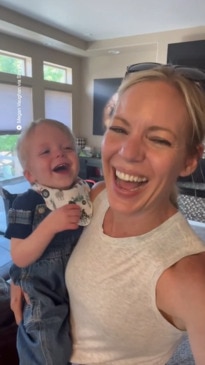 Toddler has the most ah-dorable laugh