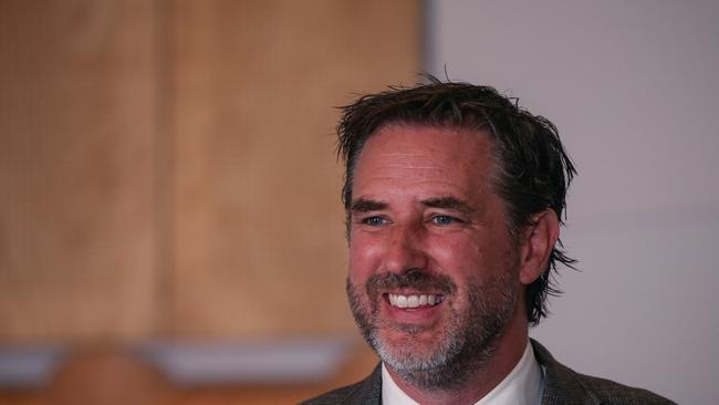 Cr Glenn Tozer as the new Gold Coast City Council is sworn in at Council Chambers in Bundall. Picture: Glenn Campbell