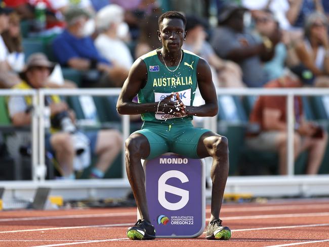 Peter Bol’s return to action timeline is still unclear after Sport Integrity Australia lifted his provisional suspension. Steph Chambers/Getty Images/AFP