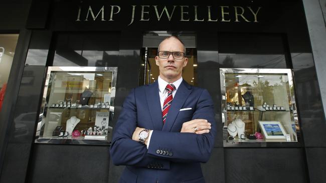 IMP Jewellery store manager Stevan Morrow. Picture: David Caird