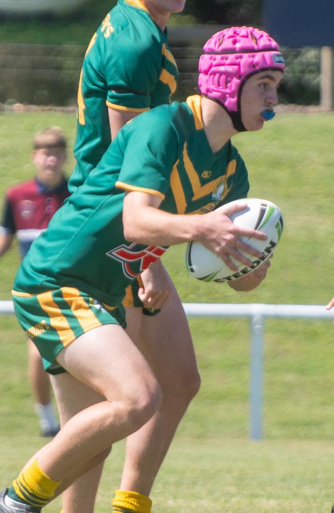 St Brendan’s fullback Kobe Oberhardt.