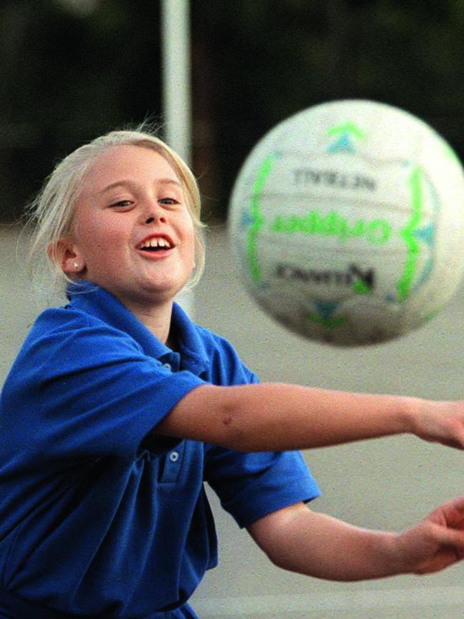 Zoie Carroll at 10 in 1998. Picture: Sandra Priestley